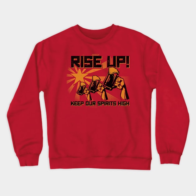 Spirited Revolution Crewneck Sweatshirt by ACraigL